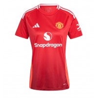 Manchester United Alejandro Garnacho #17 Fußballbekleidung Heimtrikot Damen 2024-25 Kurzarm